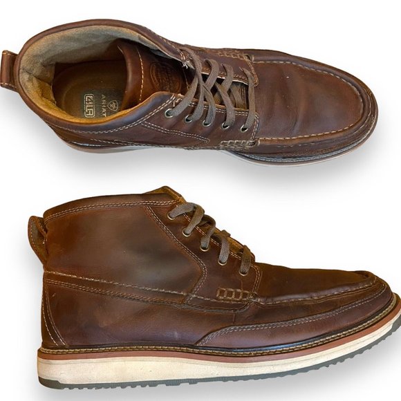 Ariat Shoes Ariat Mens Lookout Western Leather Work Chukka Lace Up